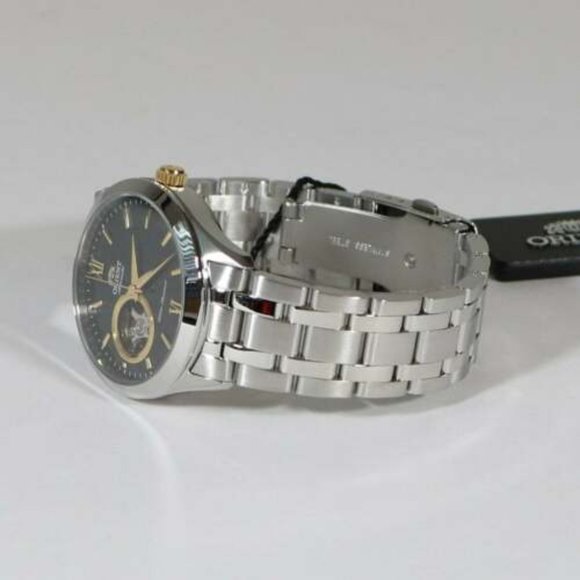Orient Men's Open Heart Black Dial Automatic Watch - Picture 3 of 5